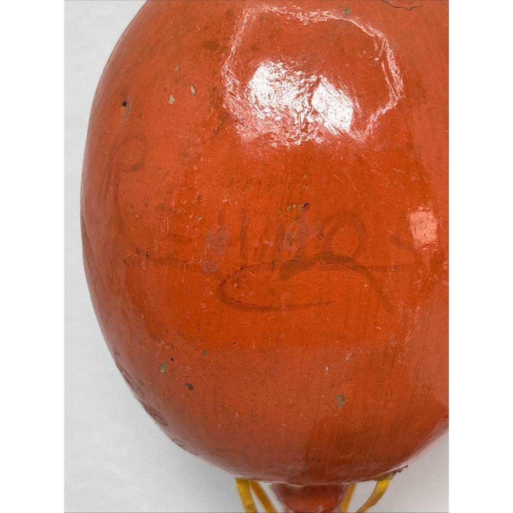 Hand painted Mexican Folk Art Terracotta Clay Mask Wall Hanging And Maracas Vtg - Picture 6 of 8